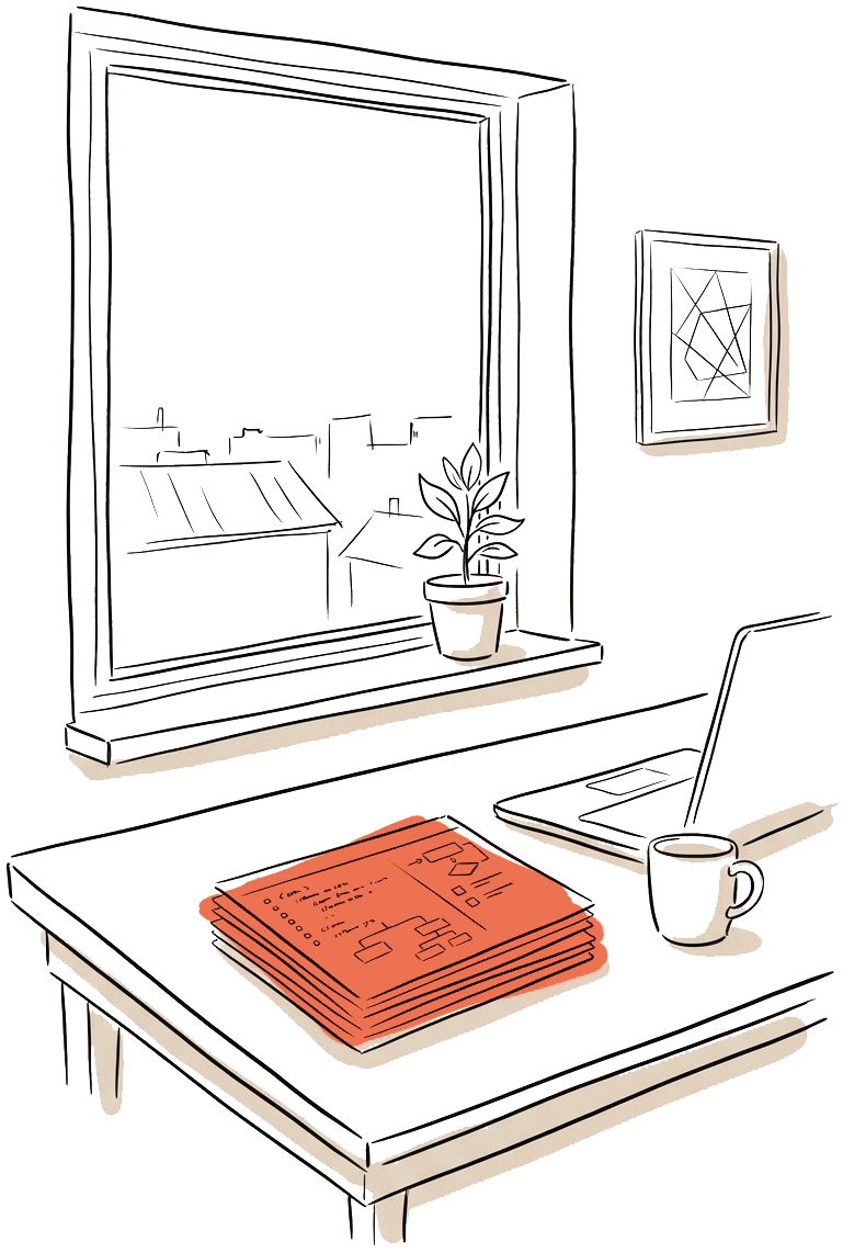 Workflows, laptop, window