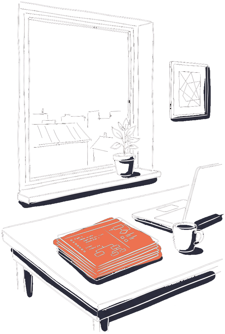 Workflows, laptop, window